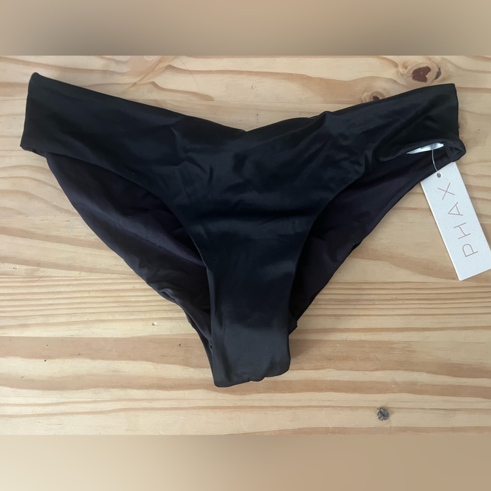 Phax Black Bikini Bottom (Size: M)